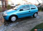 2002 VAUXHALL CORSA CLUB 16V BLUE for Sale