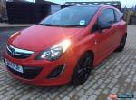 2014 VAUXHALL CORSA D 1.2l LIMITED EDITION RED for Sale