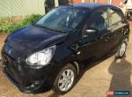 2013 Mitsubishi Mirage Hatchback 58km EASY REPAIR DAMAGED REPAIRABLE for Sale