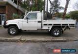 Classic 2012 Toyota Landcruiser VDJ79R MY12 Update GXL (4x4) White Manual 5sp M for Sale