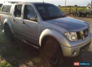 NISSAN NAVARA ST-X D40 2.5L TURBO DIESEL DUAL CAB 4X4 ENGINE DAMAGED REPAIRABLE for Sale