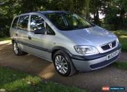 2003 VAUXHALL ZAFIRA CLUB DTI 16V, SILVER, 7 SEATER, C/LOCKING, E/WINDOWS, MOT for Sale