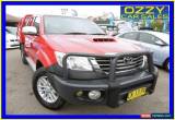 Classic 2012 Toyota Hilux KUN26R MY12 SR5 (4x4) Red Manual 5sp M Dual Cab Pick-up for Sale