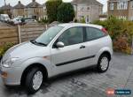 2001 FORD FOCUS 1.4CL SILVER 3 door 83,000 miles good condition spares or repair for Sale