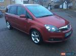 2006 VAUXHALL ZAFIRA SRI RED 2.2 DIRECT LOW MILEAGE NEEDS A LITTLE TLC 7 SEATER for Sale