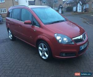 Classic 2006 VAUXHALL ZAFIRA SRI RED 2.2 DIRECT LOW MILEAGE NEEDS A LITTLE TLC 7 SEATER for Sale