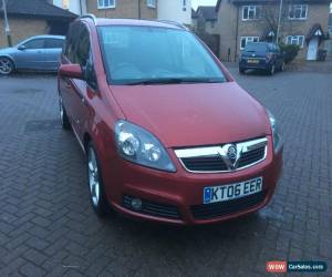 Classic 2006 VAUXHALL ZAFIRA SRI RED 2.2 DIRECT LOW MILEAGE NEEDS A LITTLE TLC 7 SEATER for Sale