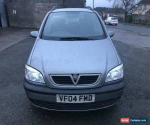 Classic 2004 VAUXHALL ZAFIRA DESIGN DTI 16V SILVER for Sale