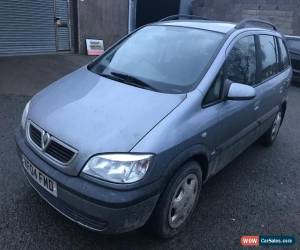 Classic 2004 VAUXHALL ZAFIRA DESIGN DTI 16V SILVER for Sale