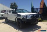 Classic 2012 Toyota Hilux KUN26R MY12 SR (4x4) White Manual 5sp M Dual Cab Pick-up for Sale