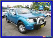 2007 Nissan Navara D40 ST-X (4x4) Blue Automatic 5sp A Dual Cab Pick-up for Sale