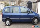 Classic 2002 VAUXHALL ZAFIRA 16V CLUB BLUE for Sale