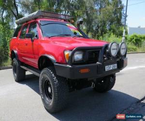 Classic 1990 Toyota 4 Runner Red Manual Manual Wagon for Sale