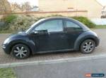 2007/07 VOLKSWAGEN BEETLE 1.6 LUNA 102PS 3 DR BLACK AC ALLOYS FSH  for Sale