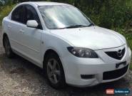 2006 Mazda 3 Maxx BK Sedan Man 168K Repairable Light Damaged Drives for Sale