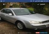 Classic 2001 FORD MONDEO 2.0  ZETEC SILVER, 3 Owner car. for Sale