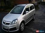 2006 VAUXHALL ZAFIRA LIFE SILVER for Sale