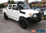 2006 Toyota Hilux KUN26R SR5 (4x4) White Manual 5sp M Dual Cab Pick-up for Sale