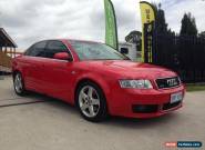 2004 Audi A4 B6 1.8 Turbo Quattro Red Manual 5sp M Sedan for Sale