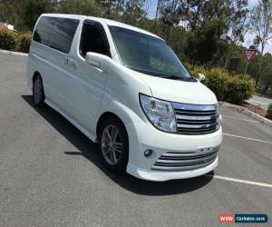 Classic 2007 Nissan Elgrand Rider S Autech White Automatic 5sp A Wagon for Sale