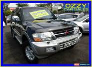 2002 Mitsubishi Pajero NM Exceed LWB (4x4) Blue Automatic 5sp A Wagon for Sale