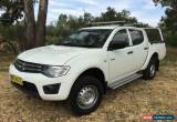 Classic 2012 Mitsubishi Triton MN MY12 GL-R White Automatic 4sp A Dual Cab Utility for Sale