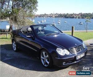 Classic Black Mercedes CLK 200 Convertible for Sale