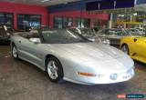 Classic 1996 Pontiac Trans Am 5.7 LITRE LT-1 V8 Silver Manual 6sp M Convertible for Sale