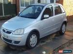 2004 VAUXHALL CORSA DESIGN 16V SILVER for Sale