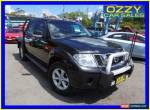 2012 Nissan Navara D40 MY11 RX (4x4) Black Automatic 5sp A Dual Cab Chassis for Sale