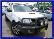 2012 Toyota Hilux KUN26R MY12 SR (4x4) White Manual 5sp M Dual Cab Pick-up for Sale