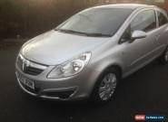 2007 VAUXHALL CORSA CLUB A/C SILVER for Sale