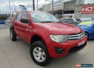 2010 Mitsubishi Triton MN MY11 GLX Red Automatic 4sp A 4D Utility for Sale