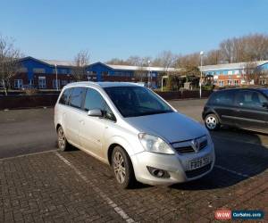 Classic 2008 VAUXHALL ZAFIRA DESIGN CDTI AUTO SILVER for Sale