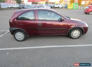 2003 VAUXHALL CORSA CLUB 16V RED for Sale