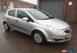 Classic 2007 VAUXHALL CORSA LIFE A/C SILVER LONG M.O.T*NOT SPARES/REPAIR*AUCTION ONLY  for Sale