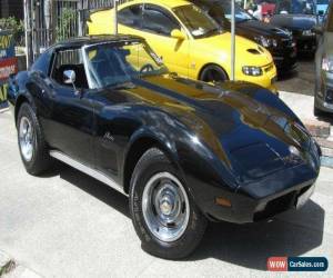 Classic 1974 Chevrolet Corvette Stingray Black Automatic A for Sale