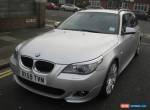 2010 BMW 520D M SPORT BUSINESS EDN SILVER/6 SP MANUAL for Sale