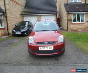 Classic 2007/07 FORD FIESTA STYLE CLIMATE 1.4 D 3DR RED 87K FSH VGC for Sale