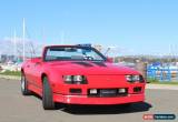 Classic 1990 Chevrolet Camaro Iroc-Z Convertible 2-Door for Sale