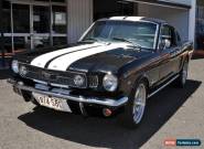 1965 Ford Mustang Fastback Black & White Automatic 3sp A Fastback for Sale