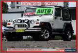 Classic 1998 Jeep Wrangler TJ Renegade (4x4) White Automatic 3sp A Hardtop for Sale