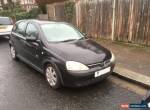 2001 VAUXHALL CORSA 1.8 SRI 16V BLACK - Spares or Repair for Sale