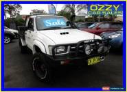 2000 Toyota Hilux LN167R (4x4) White Manual 5sp M Cab Chassis for Sale