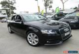 Classic 2009 Audi A4 B8 8K Black Automatic A Sedan for Sale