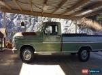 1970 Ford F-100 2 door for Sale