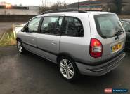 2003 VAUXHALL ZAFIRA DESIGN DTI 16V SILVER for Sale