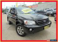 2006 Toyota Kluger MCU28R MY06 CVX Black Automatic 5sp A Wagon for Sale