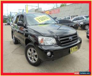 Classic 2006 Toyota Kluger MCU28R MY06 CVX Black Automatic 5sp A Wagon for Sale