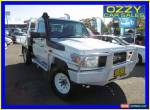 2008 Toyota Landcruiser VDJ79R Workmate (4x4) White Manual 5sp M Cab Chassis for Sale